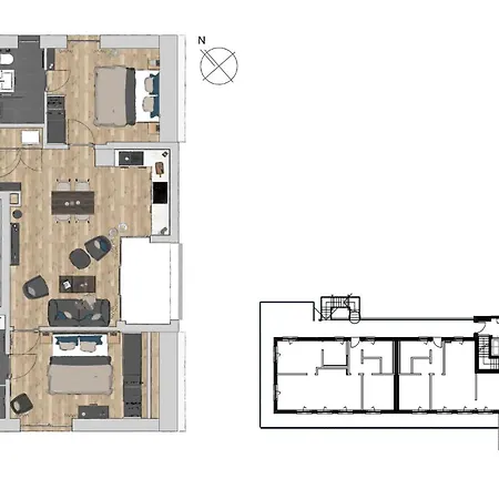Penthouse Whg 18 *